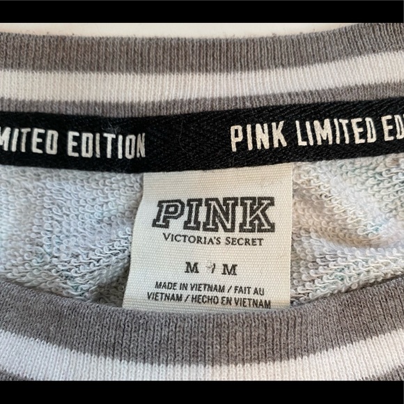 Victoria’s Secret PINK Limited Edition French Terry Palm Sweatshirt Size M - Picture 3 of 6